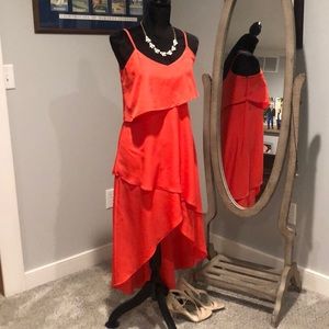 “Sophia” BCBG ❤️ FuN FuN coral red dress 👗